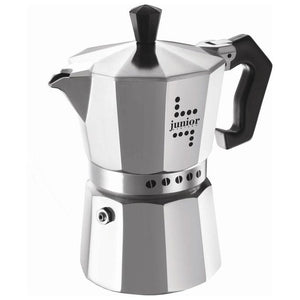 Bialetti Caffettiera Junior 6 Tazze Alluminio