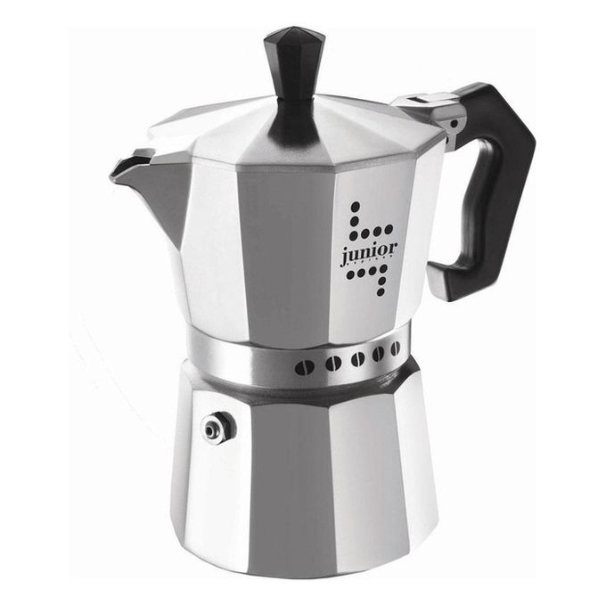 Bialetti Caffettiera Junior 6 Tazze Alluminio