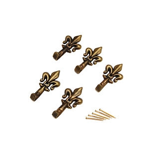 GANCIO P/QUADRO GIGLIO 33 MM BRONZO BL 5 PZ- DIESSE- 12,0 confezione