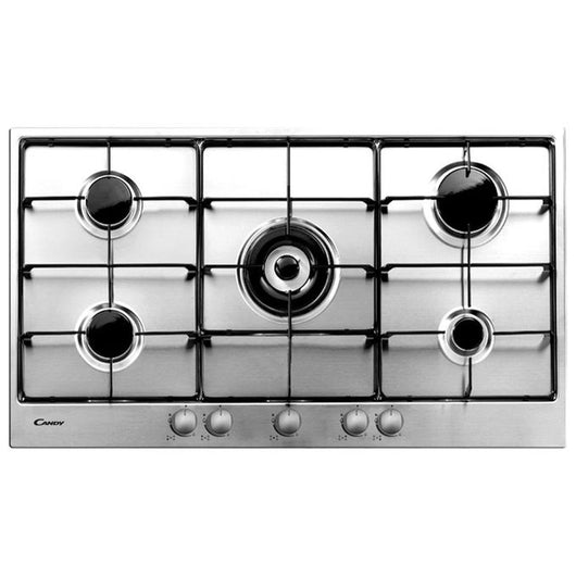 Candy PG953/1SX piano cottura Acciaio inossidabile Da incasso Gas 5 Fornello(i)