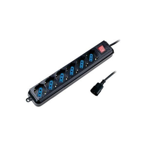 Nilox CEEW3925 prolunghe e multiple 1,5 m 6 presa(e) AC Nero