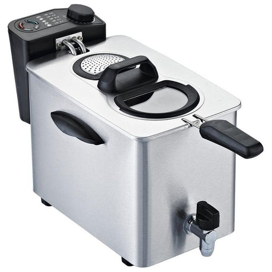 RGV FR TYPE4L friggitrice Singolo 4 L Indipendente 2500 W Nero, Acciaio inossidabile