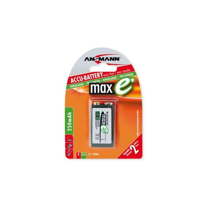 Ansmann 2500mAh AA maxE plus E-Block Nichel-Metallo Idruro (NiMH)