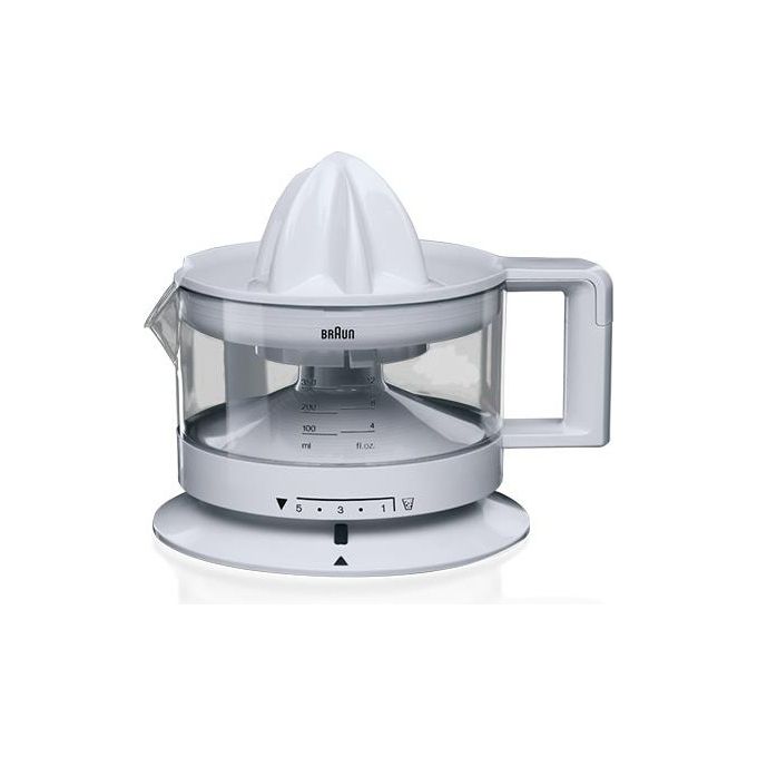 Braun TributeCollection CJ 3000 spremiagrumi elettrico 0,35 L 20 W Trasparente, Bianco