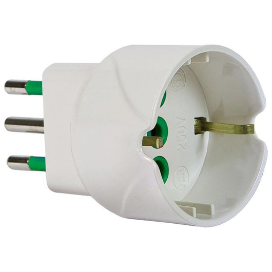 FANTON 82600-E adattatore per presa di corrente Tipo L (IT) Tipo L (IT) + Tipo F Bianco
