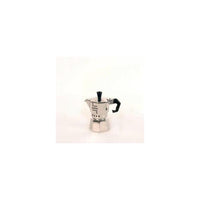 Bialetti 0000031/NW manual coffee maker Moka pot Nero, Acciaio inossidabile
