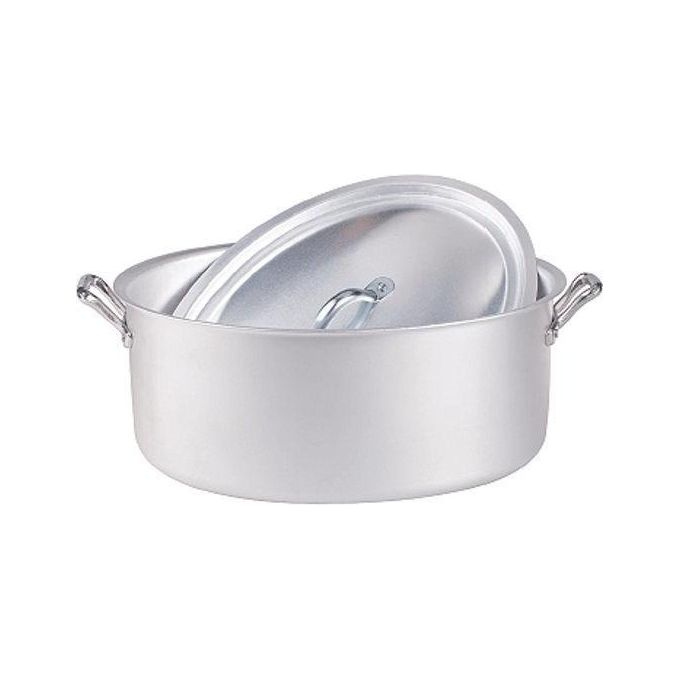Agnelli Casseruola Ovale Alluminio con Coperchio 34cm