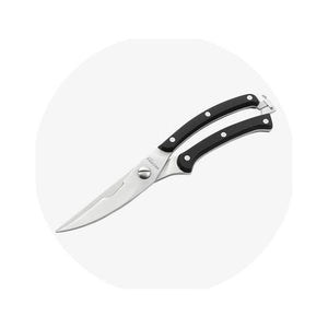 Pedrini 004 forbici da cucina Nero, Acciaio inossidabile Universale