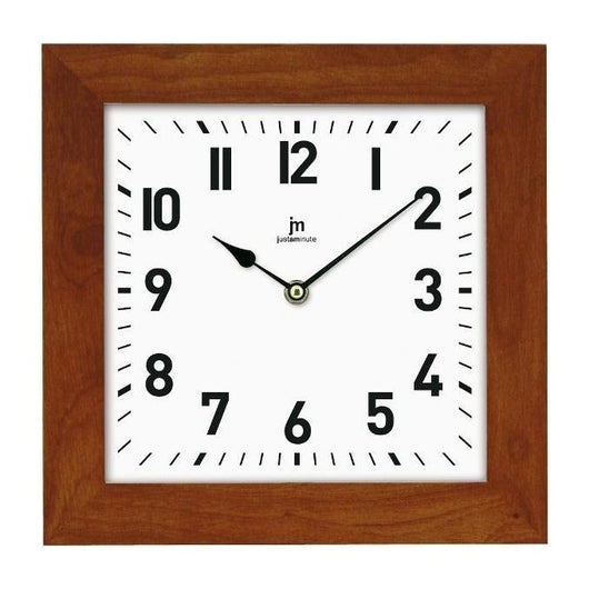 Lowell Justaminute 21035N orologio da parete e da tavolo Orologio al quarzo Quadrato Legno