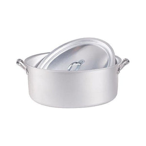Agnelli Casseruola Ovale Alluminio con Coperchio 36cm
