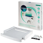 Wpro SKS101 Kit Sovrapposizione universale con ripiano scorrevole