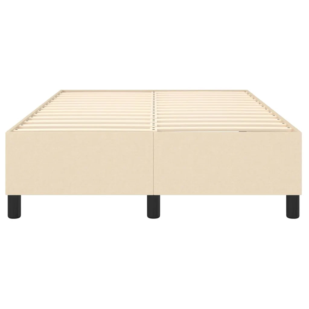 Struttura Letto a Rete a Molle Crema 120x200 cm Tessuto 3120851