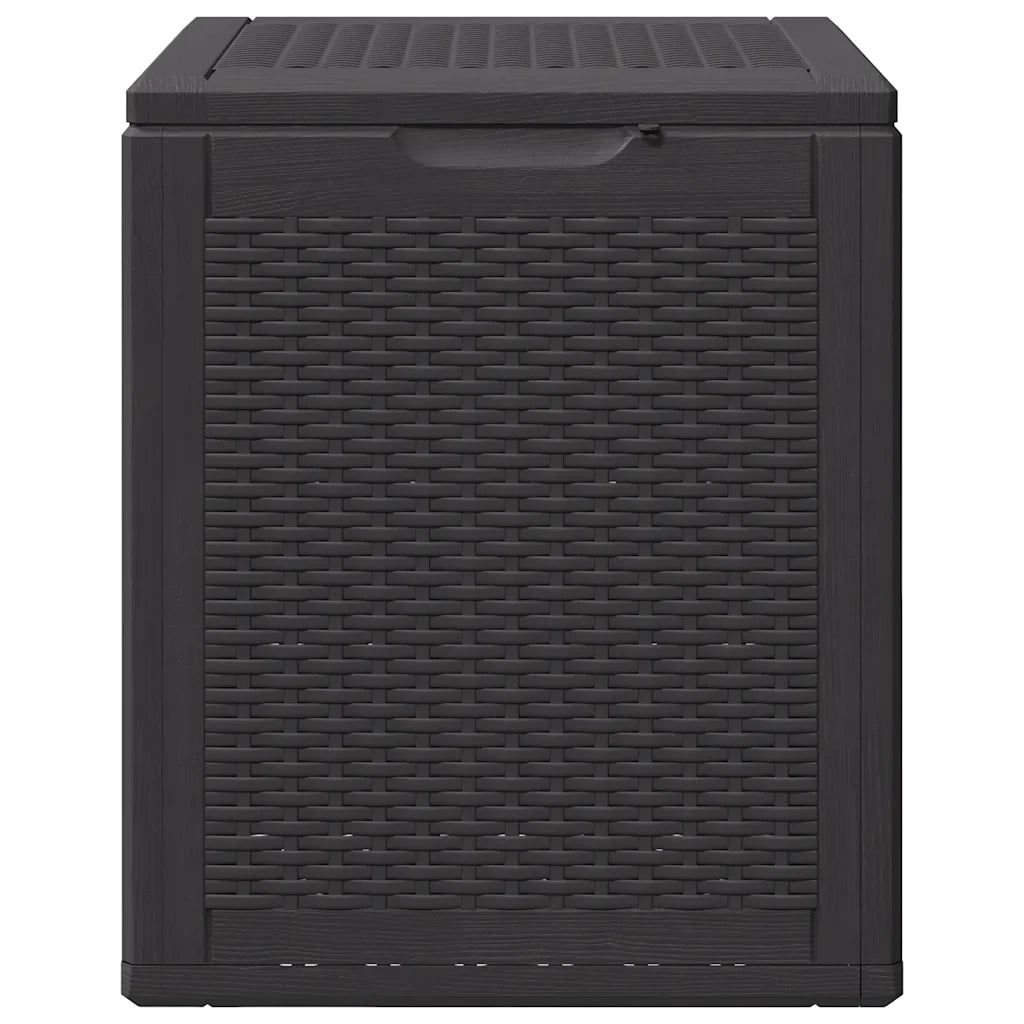 Baule da Giardino 90 L Nero in Rattan PP CFW3114080