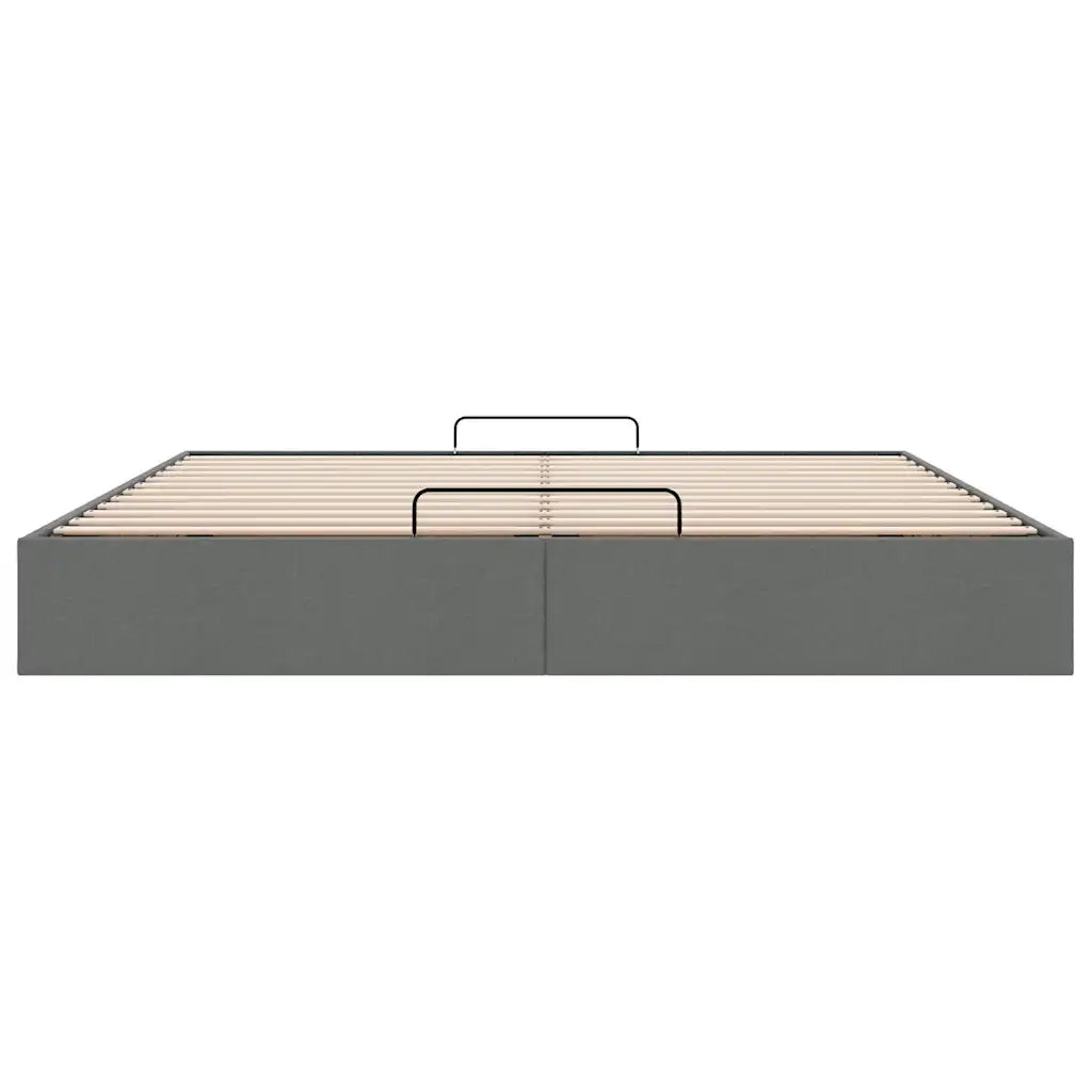 Struttura Letto Pouf senza Materasso 200x200 cm in Tessuto