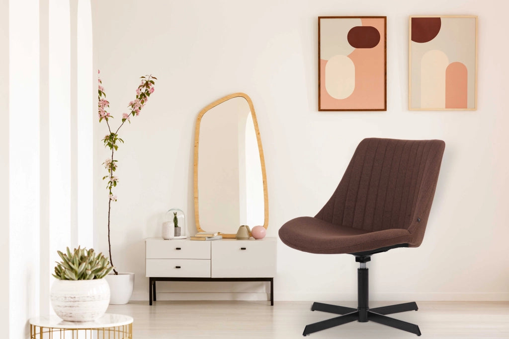 Sedia da Lounge Granby marrone