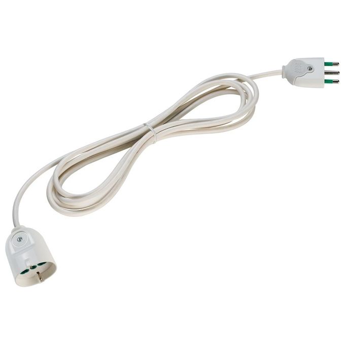 FANTON 92650 prolunghe e multiple 3 m 1 presa(e) AC Interno Bianco