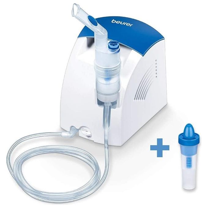 Beurer Ih 26 Aerosol Con Doccia Nasale E Accessori Completi Inclusi, Bianco/Blu, ?16.6 x 14.8 x 14.1 cm