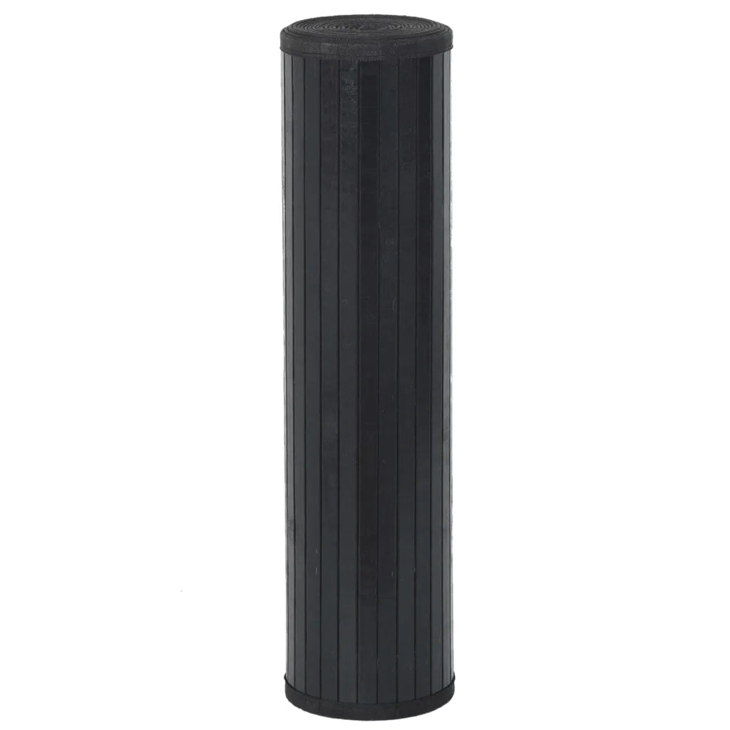 Tappeto Rettangolare Nero 60x200 cm in BambÃ¹