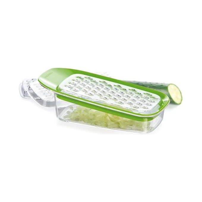 Tescoma 642744 grattugia e spiralizzatore manuali Verde, Trasparente