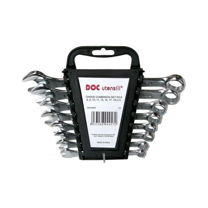Doc Chiavi Combinate cromo vanadio 8-19 Pezzi 8