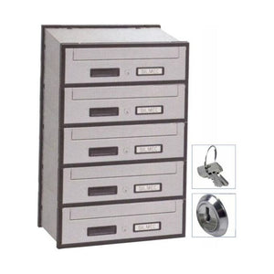 Silmec Casellario Oriz 5P Acc Silver 5B1-501