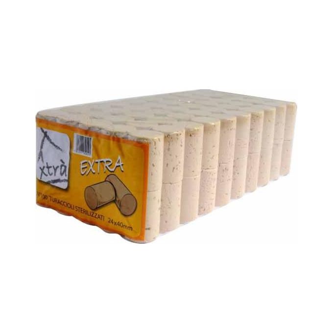 Xtra Tappo Sughero Extra 26X40 Pezzi 100