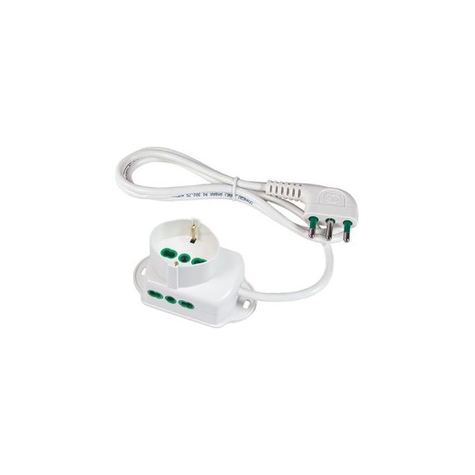 FANTON 42105 prolunghe e multiple 1,5 m 3 presa(e) AC Bianco