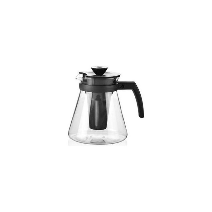 Tescoma Teo Teiera singola 1250 ml Nero, Trasparente