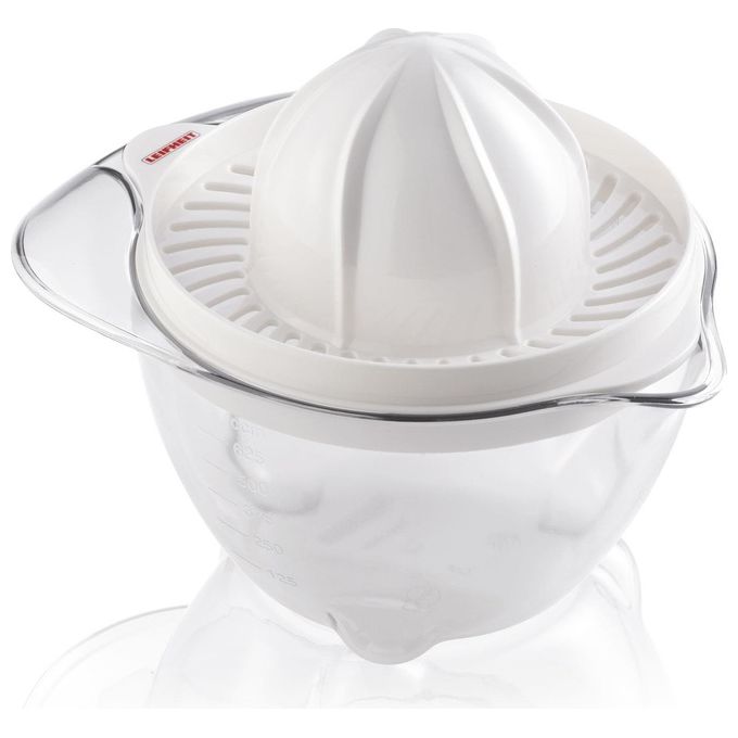 Leifheit Comfortline Citrus Press spremiagrumi Plastica Trasparente, Bianco