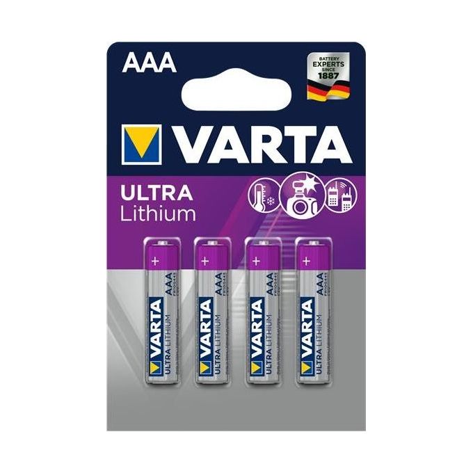 Varta ULTRA Lithium AAA Batteria monouso Mini Stilo AAA Litio