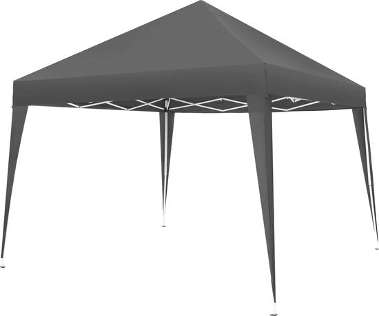 Pavilione da giardino pieghevole 3x3 impermeabile con struttura di piede regolabile - Ideale per giardino, festival e campeggio