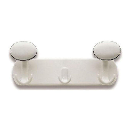 Mital Appendiabiti Resina 2P bianco-Nero 335X132 Ta92