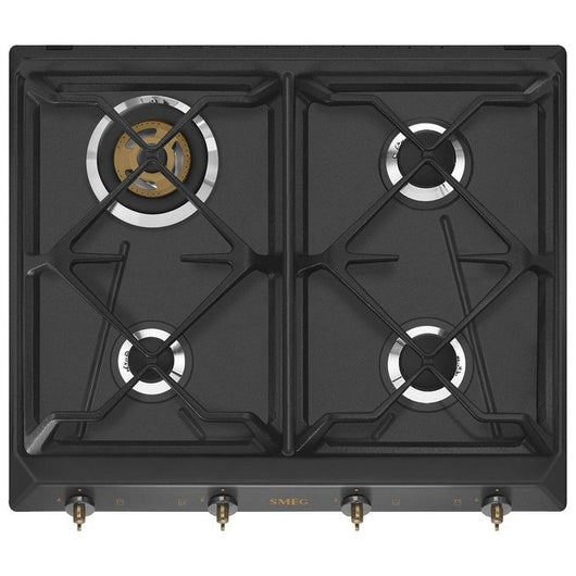 Smeg Coloniale Piano di cottura SRV864AOGH Antracite