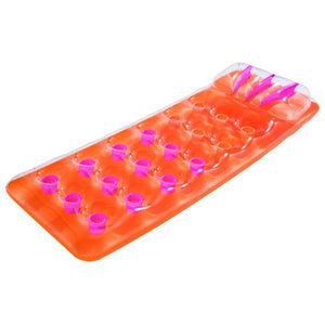 Bestway 43015 galleggiante da piscina e da spiaggia Verde, Trasparente, Giallo Vinile Materassino galleggiante