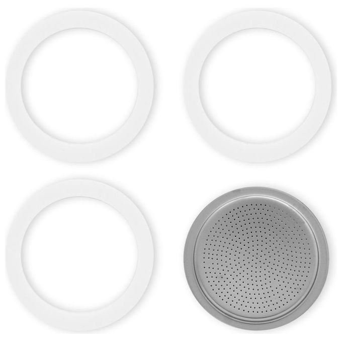 Bialetti set filtro e 3 guarnizioni per Moka 1/2 tazza