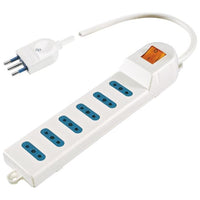 Poly Pool PP0409 prolunghe e multiple 1,5 m 6 presa(e) AC Interno Bianco