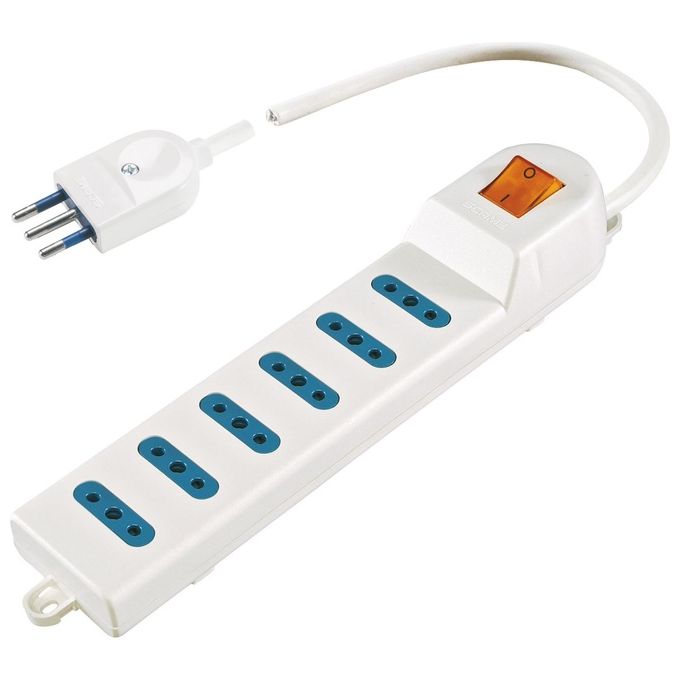 Poly Pool PP0409 prolunghe e multiple 1,5 m 6 presa(e) AC Interno Bianco