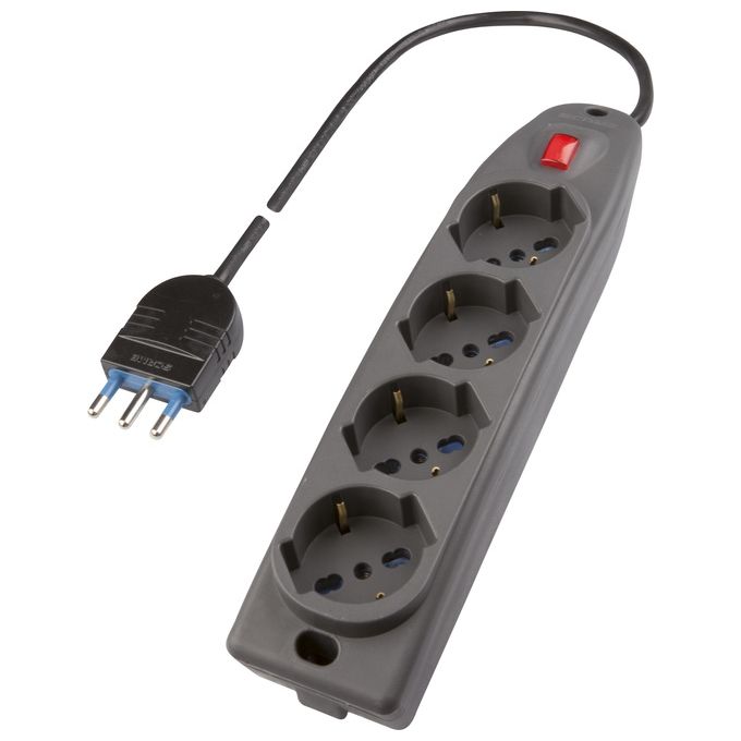 Poly Pool PP0421.2 prolunghe e multiple 1,5 m 4 presa(e) AC Interno Nero