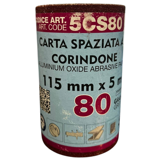 CARTA VETRO SPAZIATA AL CORINDONE GRANA 80