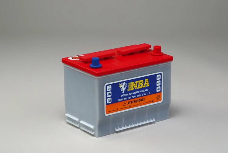 BATTERIA NBA PIASTRA TUBOLARE CORAZATA 2TG12N