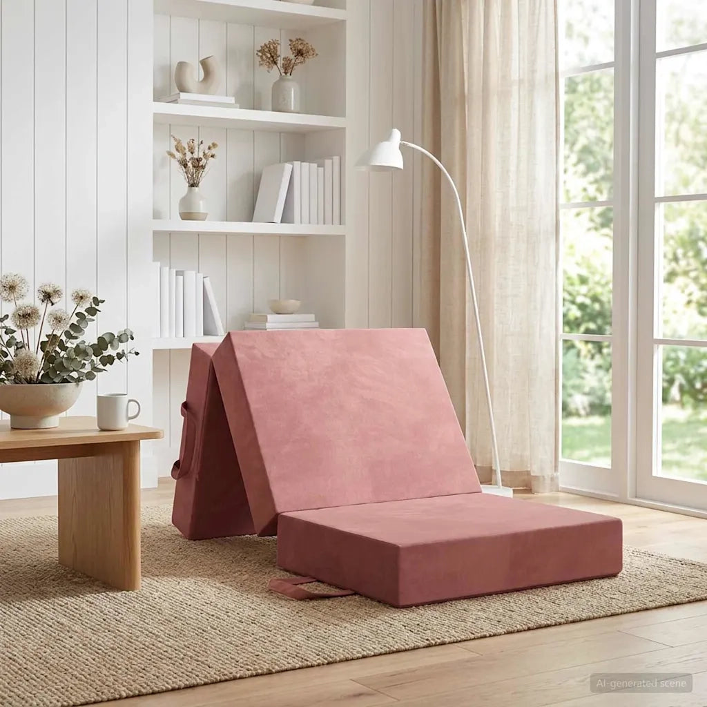 Divano Letto Pieghevole 75 x 67 x 45 cm Rosa