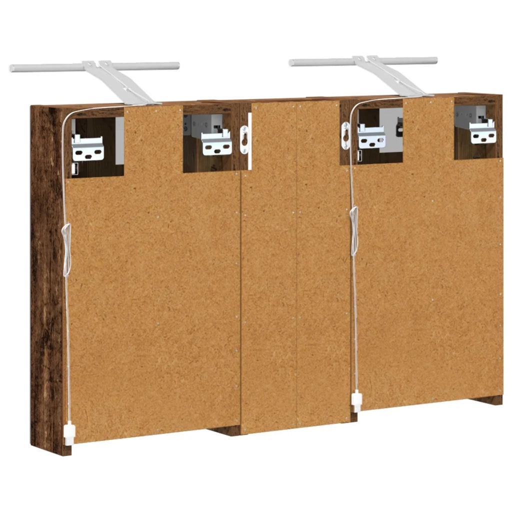 Set di Armadi da Bagno con lo scaffale 3 pcs 80 x 10,5 x 50 cm 3403662