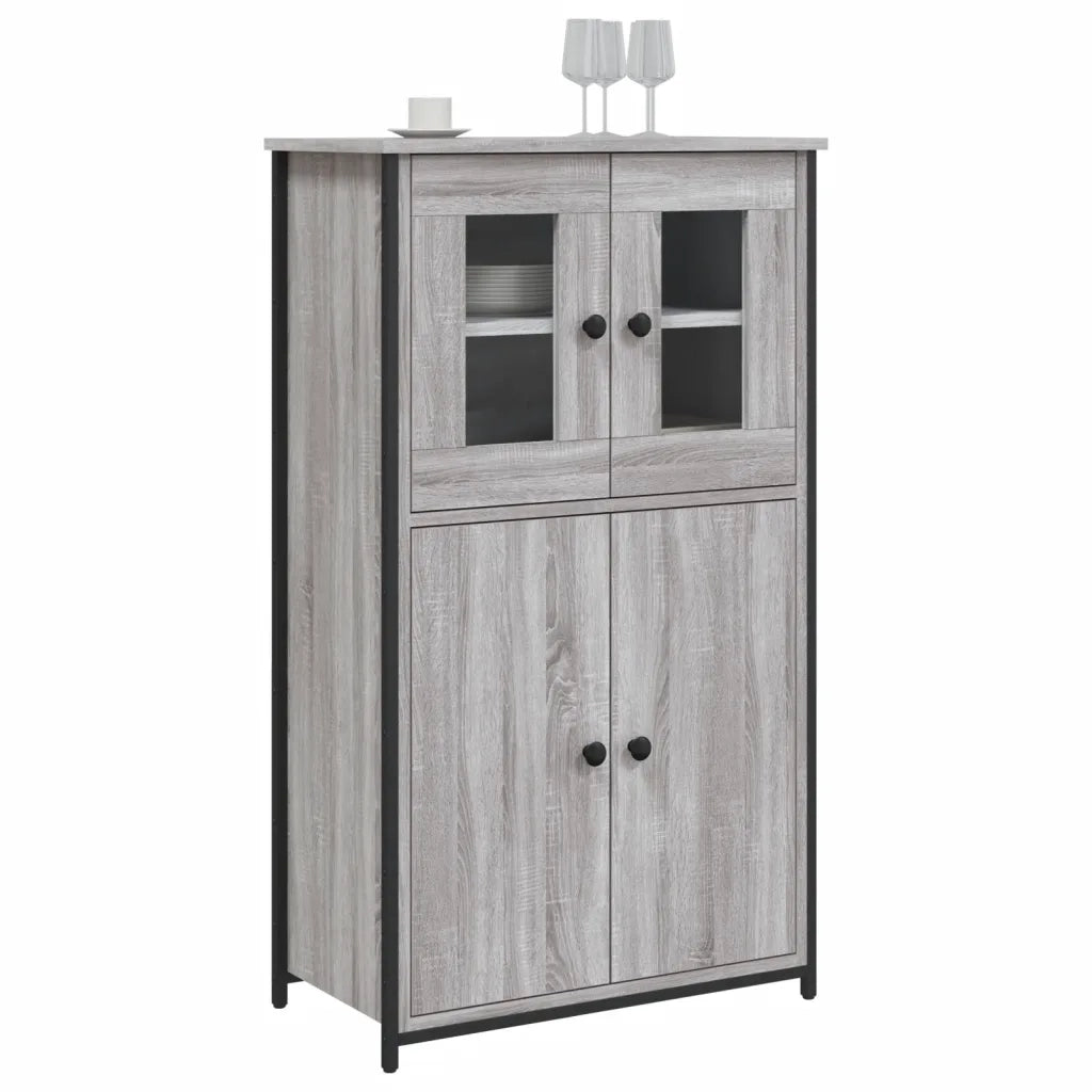 Credenza Grigio Sonoma 62x32x106,5 cm in Legno Multistratocod mxl 85951