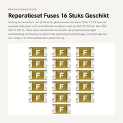 Kit di riparazione fusibili - 16 pezzi - Adatto per Nintendo GBA SP e DS Lite - Accessori elettronici - Per 3DS 2DS DSI XL - Incluso divellente e istruzioni