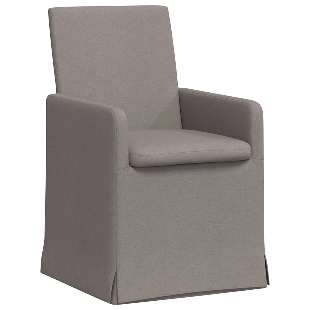 Sedie da pranzo 2 pcs Talpa 57 x 67 x 95 cm Tessuto