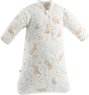 Zak da letto per bambini 35 TOG tessuto biologico, varie misure, 24-48 mesi, con design coniglio bianco