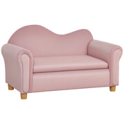 Divanetto bambini con cassetti ¨C Zephmum ¨C 84x41,5x48,5 cm rosa