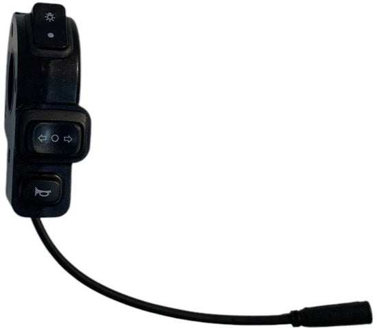 Pomelli di guida per fatbike QmWheel V20 - Sinistro - Interruttore - Clacson - Illuminazione - Fari di avviso