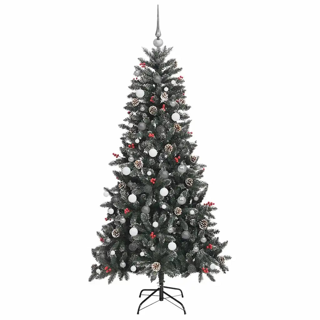 vidaXL Albero di Natale artificiale Verde PVC