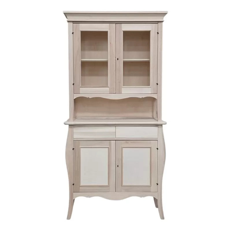 Cristalliera 4 ante 2 cassetti grezzo l.105 p.50 h.209 (3091) - Mobili 2G